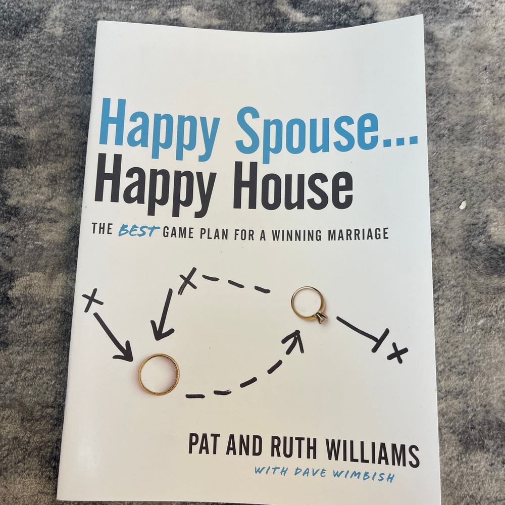 Happy Spouse... Happy House Pat and Ruth Williams Marriage Game‎ Plan Book NEW